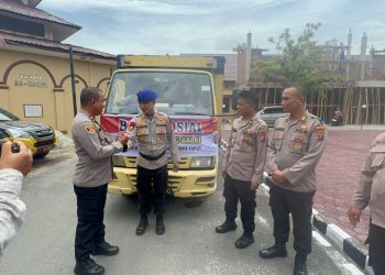 Polres Tanjungbalai Kirimkan Bantuan Sosial Untuk Korban Gempa di Kabupaten Tapanuli Utara