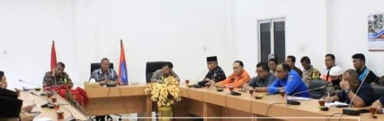 Suasana rapat kegiatan HUT Pemkab Labuhanbatu.