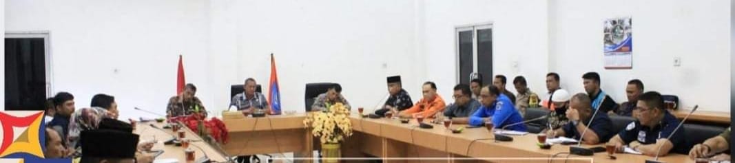 Suasana rapat kegiatan HUT Pemkab Labuhanbatu.