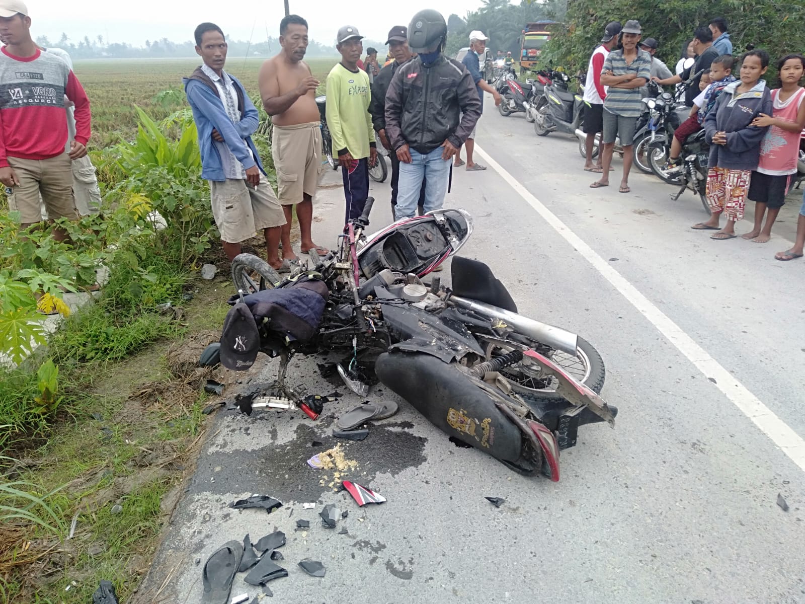 Tabrakan, Siswa SMP Daerah Meranti Asahan Tewas