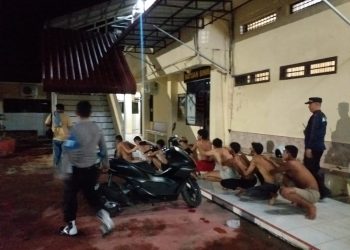 Jadi Anggota Geng Motor Srigala Hitam, 9 Pelajar Diamankan Personel Polres Asahan