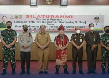 Wakil Bupati dan Forkopimda Asahan Terima Kunjungan Silaturrahmi Pusterad