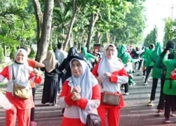 Pemkab Asahan Gelar Senam Massal