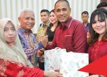 Bupati Gelar Pisah Sambut Kapolres Asahan di Pendopo Rumah Dinas