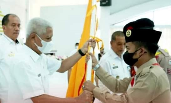 Bupati Asahan Lepas Kontingen Jambore Nasional ke XI Tahun 2022 di Cibubur