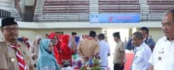 57 Peserta Ikuti Lomba Menghias Tumpeng Non Beras untuk Meriahkan HUT Ke-77 RI.