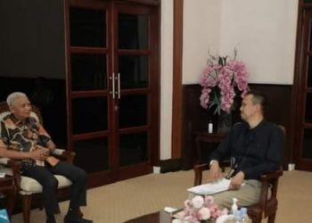 menerima Audiensi Kepala Kantor Pelayanan Pajak Pratama Kisaran Maman Surahman