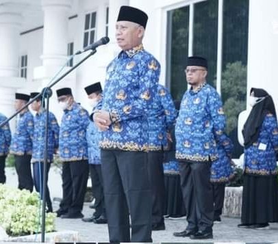 Pimpin Upacara Hari Kesadaran Nasional, Ini Pesan Bupati Asahan