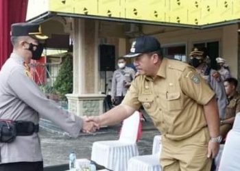 Wakil Bupati hadiri Apel Gelar Pasukan OPS Zebra Toba 2022 di Polres Asahan