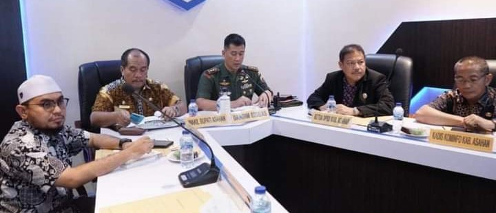 Bertempat di Ruang Commend Center Kantor Bupati Asahan,