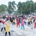 Wakil Bupati Asahan Ikuti Senam Massal