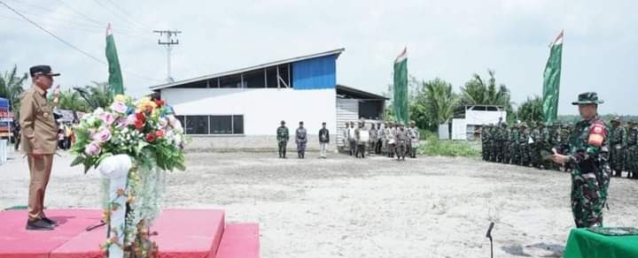 Pimpin Upacara Pembukaan TMMD ke-115 TA 2022, Ini Pesan Bupati Asahan