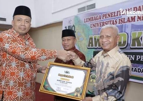 Bupati Asahan, Batubara dan Tanjungbalai Terima Award Pertama dari LPPM UINSU