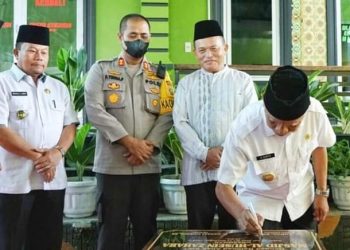 Bupati Asahan Resmikan Musholla Al- Husain Zahara Menjadi Masjid 
