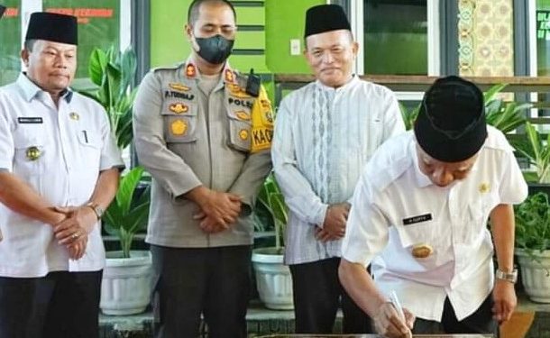 Bupati Asahan Resmikan Musholla Al- Husain Zahara Menjadi Masjid