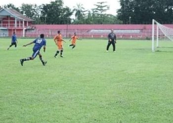 Wakil Bupati Asahan jadi Kiper dalam Pertandingan dengan Tim Kejaksaan