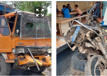 Tabrakan Beruntun Sepedamotor, Bus Pariwisata dan Truk di Asahan