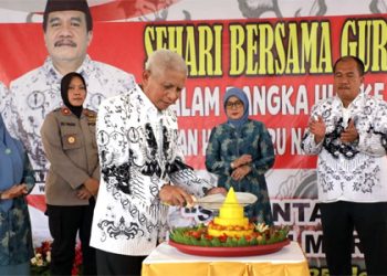 Bupati dan Wakil Bupati Asahan hadiri Rangkaian HUT Ke-77 PGRI dan Hari Guru Nasional Tahun 2022.