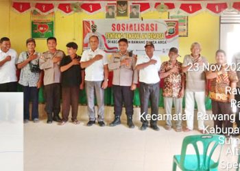 Cegah Kenakalan Remaja, Kapolsek Kota Kisaran Gelar Sosialisasi di Rawang
