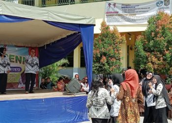 Peringatan Hari Guru Nasional Tahun 2022 di SDN 01793 dan 01083 Diisi Dengan Pentas Seni