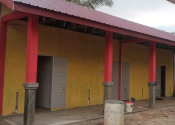 Pembangunan Toilet berukuran 5x12 meter.