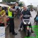 Satlantas Polres Tanjungbalai Tegur Pengendara Yang Tidak Pakai Helm SNI