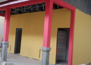 Satu dari 4 unit Toilet yang dibangun di Komplek SMK Negeri 3 Tukka, Kabupaten Tapanuli Tengah.