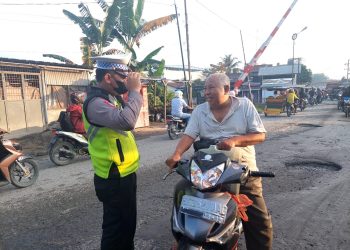 15 Pegendara Roda 2 dan 3 Diberi Peringatan Oleh Sat Lantas Polres Tanjungbalai