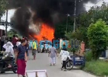 Rumah Warga di Kisaran Timur Ludes Terbakar 