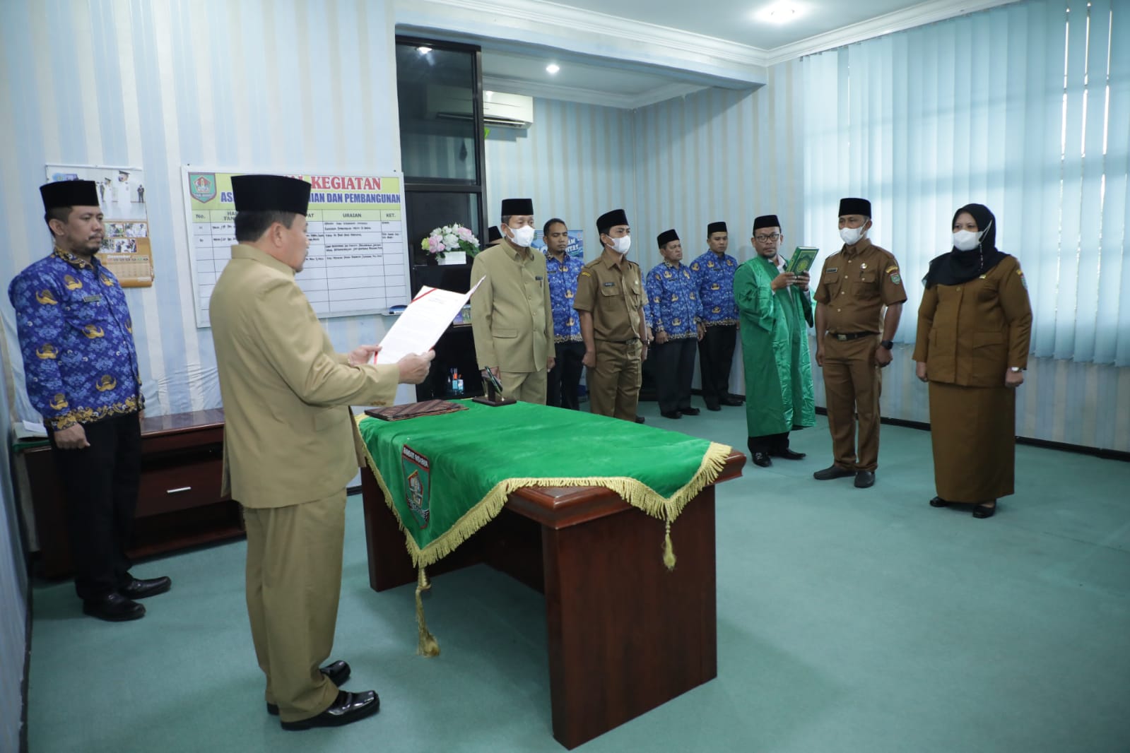 Wildasari dan Adi Lili Dilantik Sebagai Pejabat Fungsional Pengelola Pengadaan Barang dan Jasa Pemkab Asahan