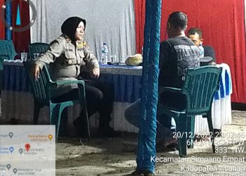 Wakapolres Asahan Tinjau Pos Pam III Simpang Empat