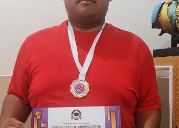 Siswa Kelas XI SMAN 1 Matauli Pandan, Yoel Sigalingging (17), Peraih medali Perak di Olimpiade Bahasa Inggris Tingkat Nasional.