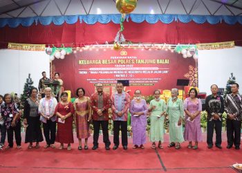 Kapolres Tanjungbalai Hadiri Perayaan Natal Keluarga Besar Polres Tanjungbalai Tahun 2022
