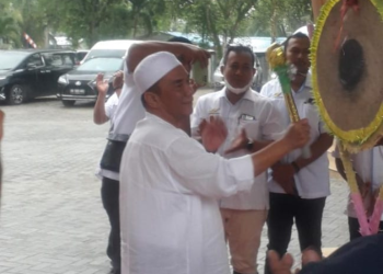 Resmikan Masjid Al Falah Sei Dadap Asahan, Dirpel PTPN III Pukul Beduk