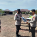 (Zatam/Taslab News) Pembagian kaporlap yang dilaksanakan di lapangan apel Polres Tapteng.