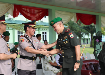 Kapolres Asahan Hadir Sertijab Danyonif 126/ KC