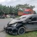 Mobil Tanpa Nopol dari Riau Tabrakan Dengan Truk di Jalinsum Asahan