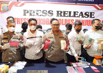 Dalam Sebulan, Polres Tanjungbalai Ungkap Tiga Kasus Narkotika Dengan Lima Tersangka