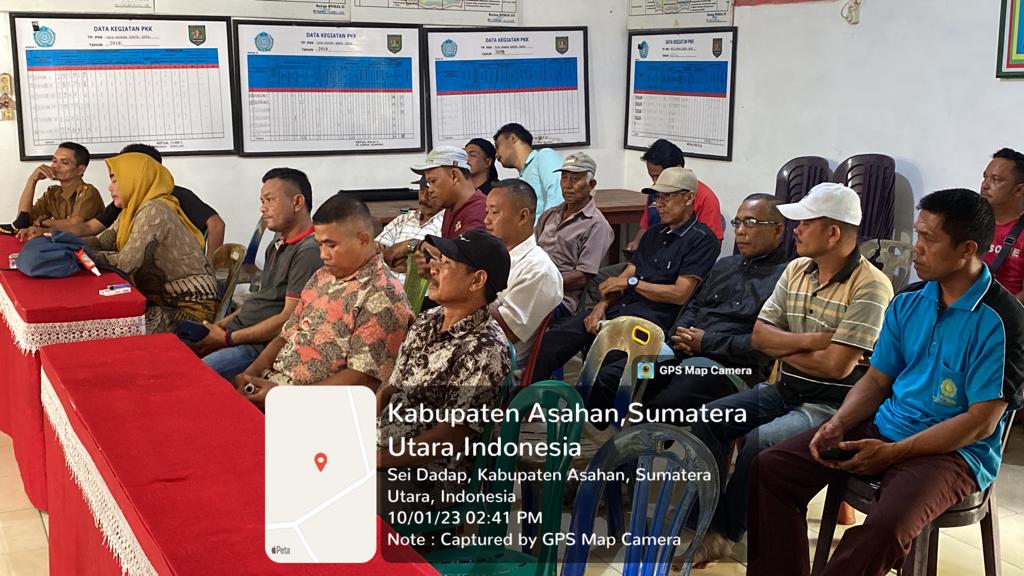 Polsek Air Batu Mediasi antara PT Porsea Alam Mandiri dengan Masyarakat Desa Bahung Sibatu-Batu