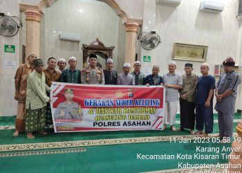 Kasat Samapta Polres Asahan, Sampaikan Pesan Kamtibmas di Masjid AL- MUTAQIN
