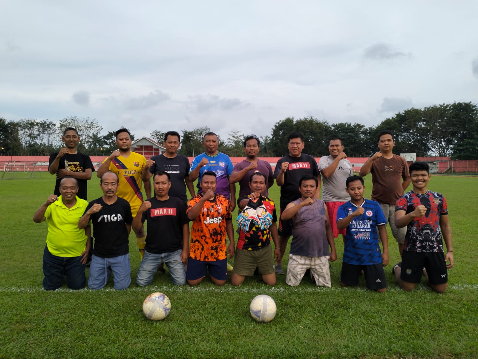 Jelang Pertandingan dengan Polres, Tim Kesebelasan Wartawan Asahan Giat Latihan