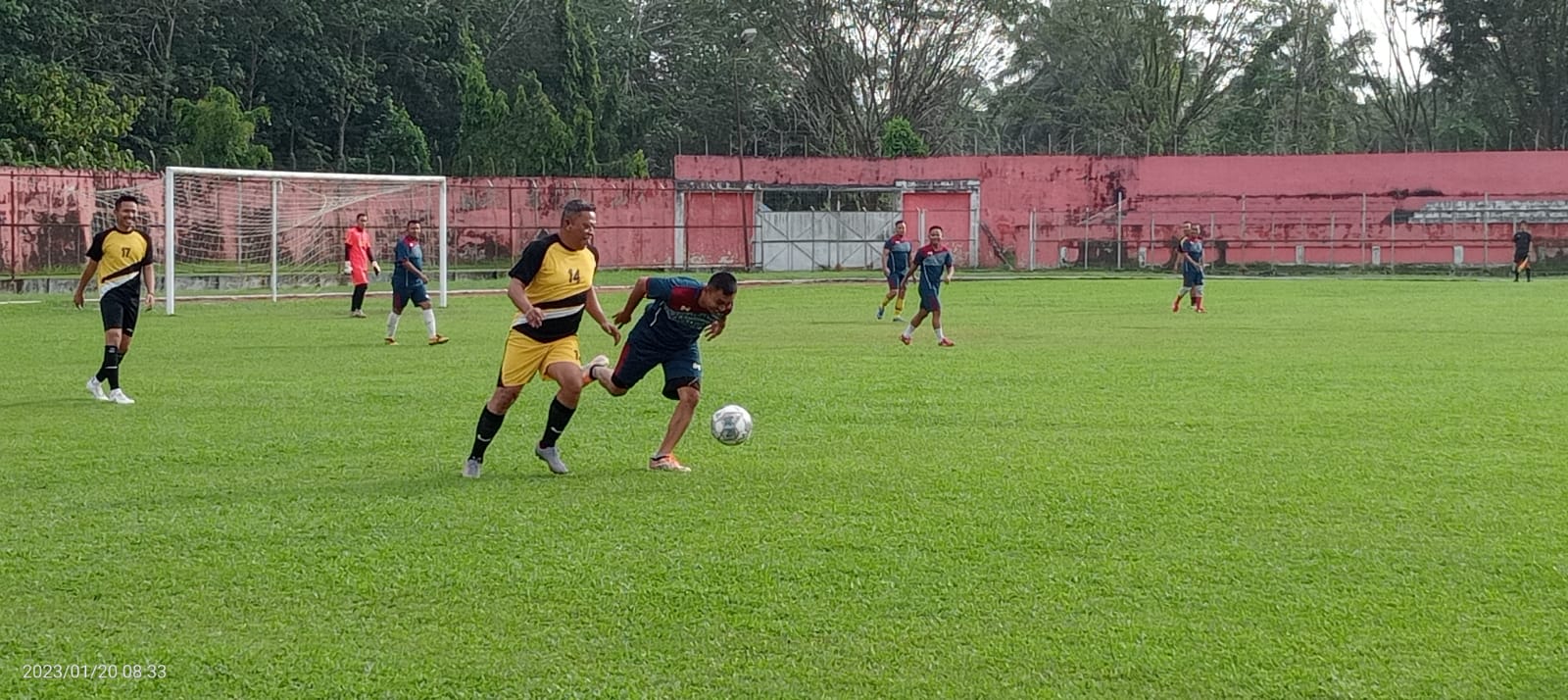 Lawan Polres Asahan, Tim Wartawan FC Kalah dengan Score 5-4