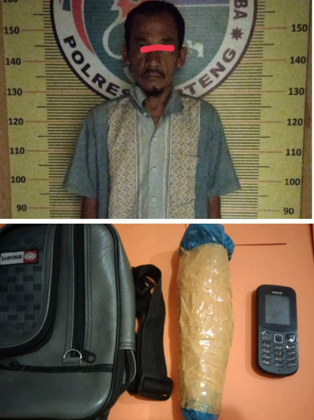 (Zatam/Taslab News) Terduga pelaku dan barang bukti diamankan di Mako Polres Tapteng. 
