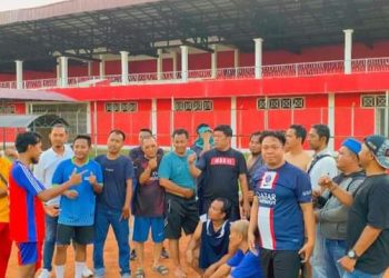Giat Berlatih, Wartawan Asahan FC Siap Bertanding dengan Forkopimda