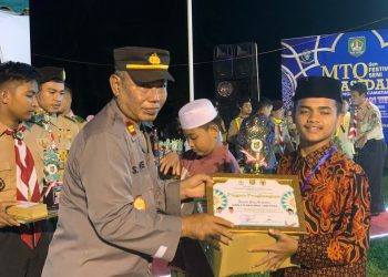 Kapolsek Kota Kisaran Hadir Penutupan MTQ