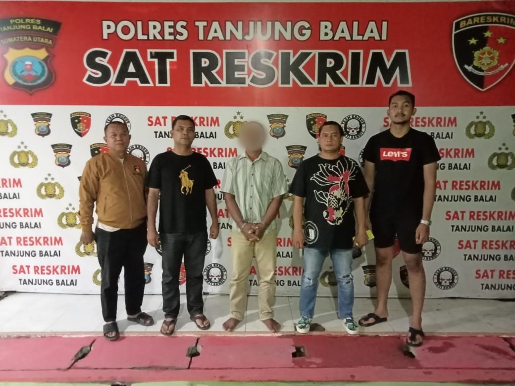 Cabuli Anak Tiri, Pria Ini Diamankan Sat Reskrim Polres Tanjungbalai