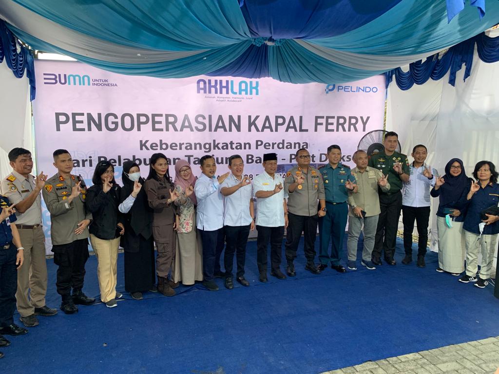 Kapolres Asahan Hadiri Pengoperasian Kapal Penumpang Trayek Pelabuhan Teluk Nibung