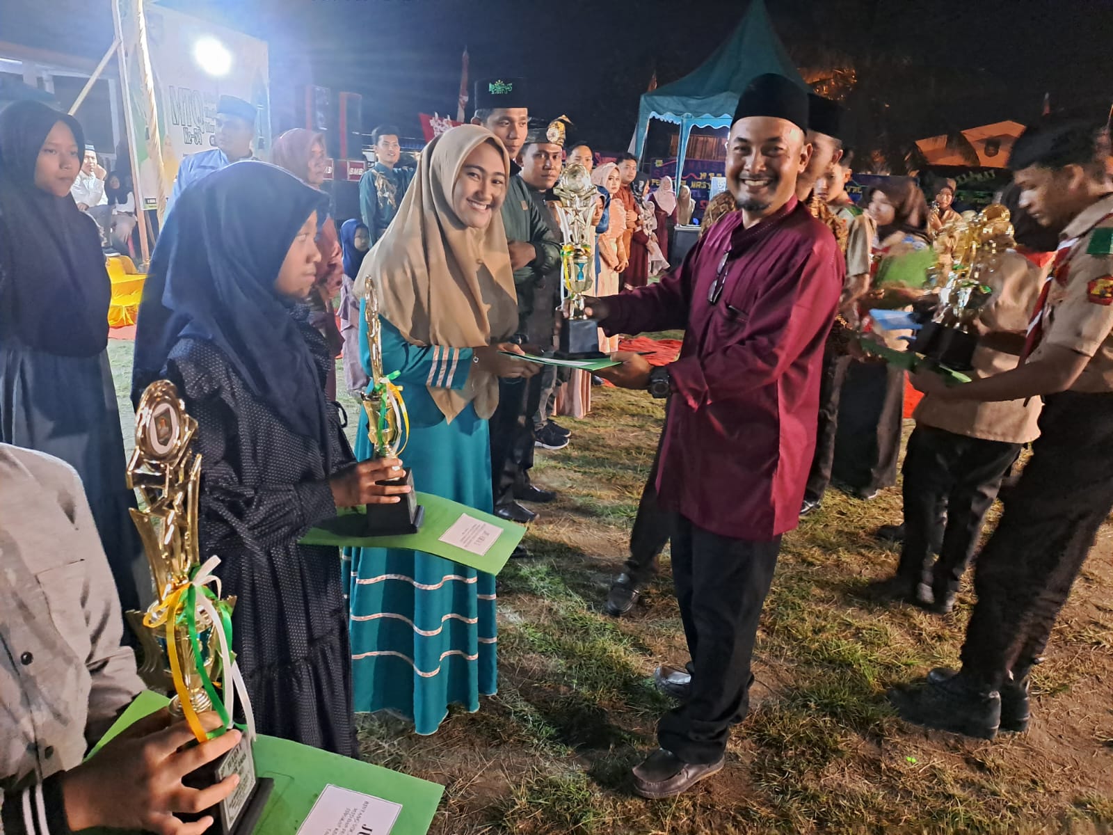 Desa Meranti Juara Umum di MTQ dan Festival Nasyid di Kecamatan Meranti Asahan