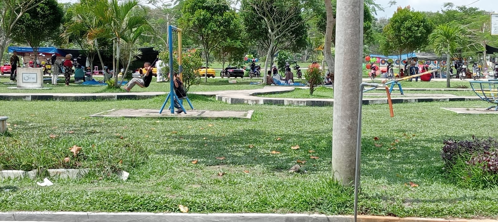 Warga Harapkan Penambahan Penerangan Lampu di Alun-alun Hutan Kota Kisaran