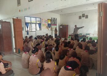 Kaposyian Meranti Ajak Saka Bhayangkara Melakukan Kegiatan Positif